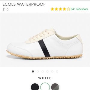 Plae Ecols waterproof shoes - white - size 10
